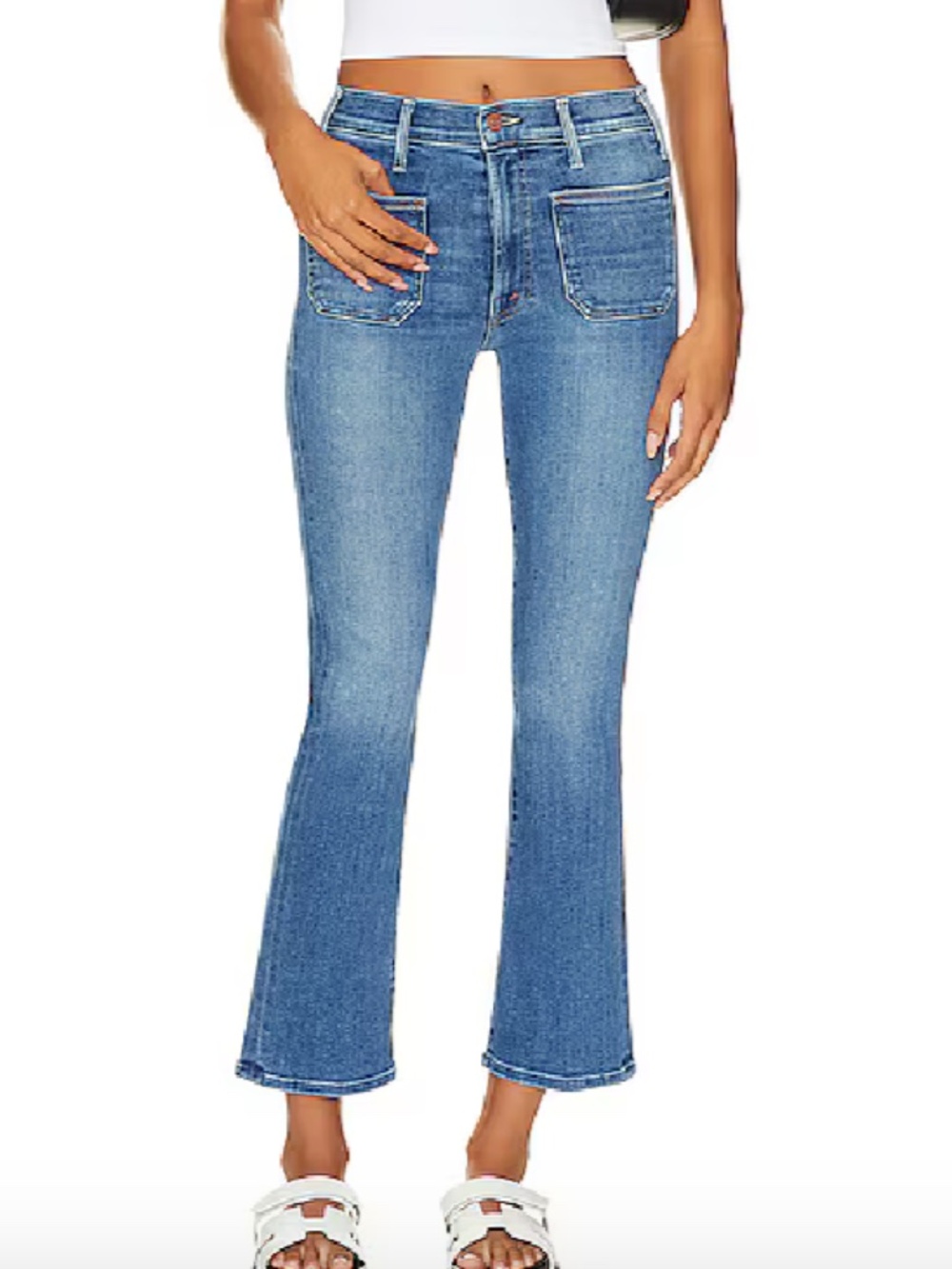 Mother The Patch Pocket Insider Ankle Happy Pill Jeans